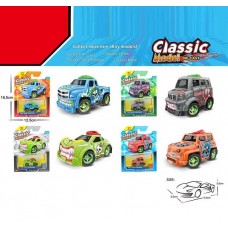 Инерционная машинка BabyToys XG 879-006 металл 4 вида