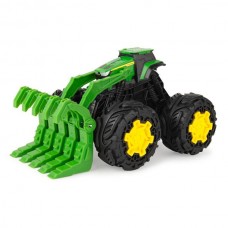 Машинка Трактор John Deere Kids Monster Treads с ковшом и большими колесами 