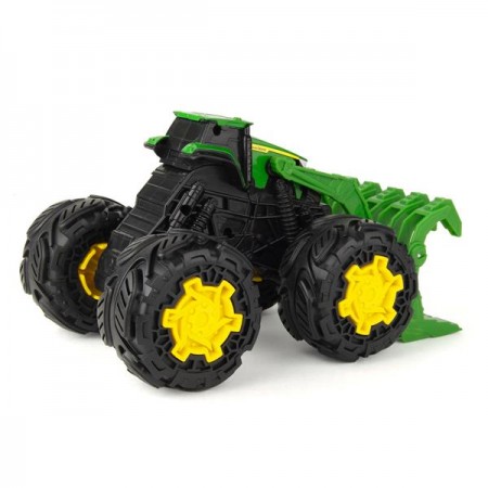 Машинка Трактор John Deere Kids Monster Treads з ковшем і великими колесами Машинка Трактор John Deere Kids Monster Treads з ковшем і великими колесами