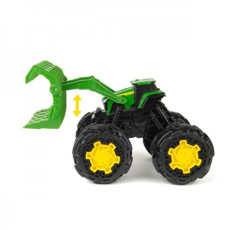 Машинка Трактор John Deere Kids Monster Treads з ковшем і великими колесами Машинка Трактор John Deere Kids Monster Treads з ковшем і великими колесами