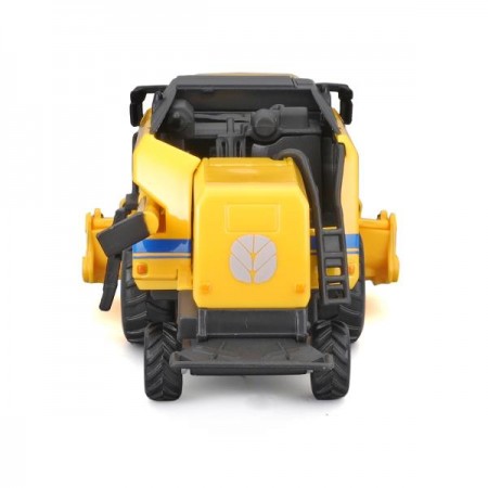 Модель Bburago Зернозбиральний комбайн New Holland TC5.90 з кукурузною жаткою 1: 32 18-31722 Модель Bburago Зернозбиральний комбайн New Holland TC5.90 з кукурузною жаткою 1: 32 18-31722
