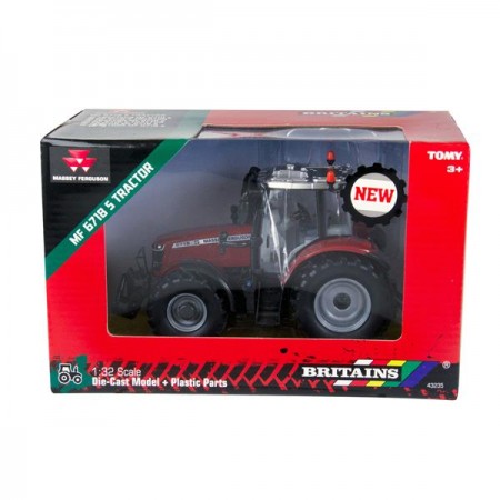Модель Britains Трактор Massey Ferguson 6718 S 1: 32 Модель Britains Трактор Massey Ferguson 6718 S 1: 32