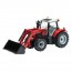 Модель Britains Трактор Massey Ferguson с фронтальным погрузчиком 1: 32