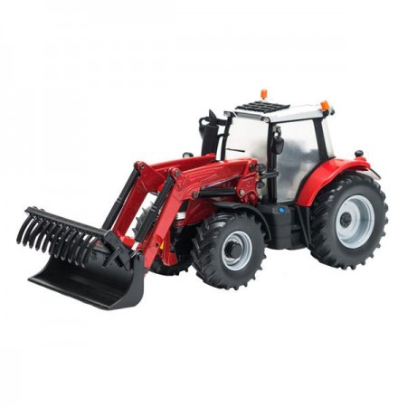 Модель Britains Трактор Massey Ferguson з фронтальним навантажувачем 1: 32 Модель Britains Трактор Massey Ferguson з фронтальним навантажувачем 1: 32