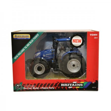 Модель Britains Трактор New Holland T6.180 Blue Power 1: 32 Модель Britains Трактор New Holland T6.180 Blue Power 1: 32