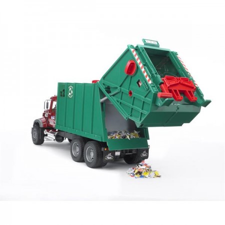 Модель Bruder Мусоровоз Mack Granite 1: 16 Модель Bruder Мусоровоз Mack Granite 1: 16