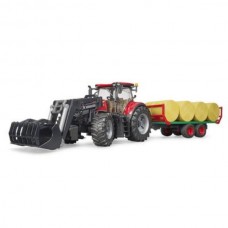 Модель Bruder Трактор Case IH Optum 300CVX с прицепом для тюков 1: 16 