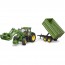 Модель Bruder Трактор John Deere с прицепом 1: 16 Модель Bruder Трактор John Deere с прицепом 1: 16