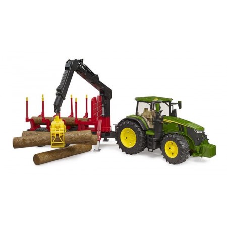 Модель Bruder Трактор John Deere с прицепом и манипулятором 1: 16 Модель Bruder Трактор John Deere с прицепом и манипулятором 1: 16