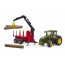 Модель Bruder Трактор John Deere с прицепом и манипулятором 1: 16 Модель Bruder Трактор John Deere с прицепом и манипулятором 1: 16