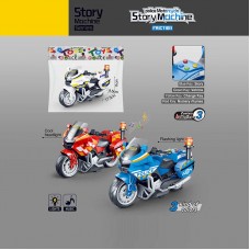 Мотоцикл детский BabyToys 101-21 инерционный микс видов