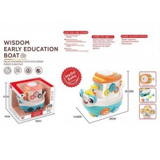 Заводная игрушка лодка BM 1205 для мальчиков от 1 года Заводная игрушка лодка BM 1205 для мальчиков от 1 года