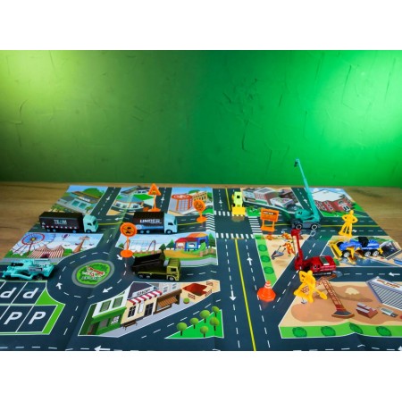 Набор машинок BabyToys KX 09-8 строительная техника инерционные 8 шт Набор машинок BabyToys KX 09-8 строительная техника инерционные 8 шт