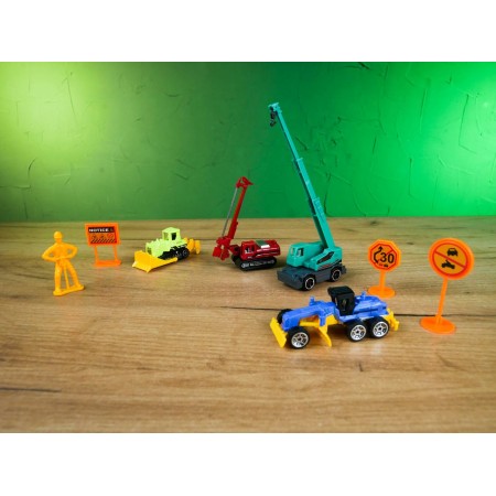 Набор машинок BabyToys KX 09-8 строительная техника инерционные 8 шт Набор машинок BabyToys KX 09-8 строительная техника инерционные 8 шт