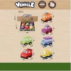 Набір машинок BabyToys 2685 інерційні 6 штук