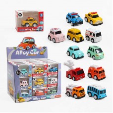 Инерционные машинки BabyToys 561 металл набор 36 штук Инерционные машинки BabyToys 561 металл набор 36 штук