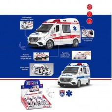 Набор машин скорой помощи BabyToys 9901 инерционные со светом