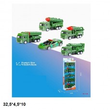 Набор машинок BabyToys 1210-N31 военная техника металл 5 шт Набор машинок BabyToys 1210-N31 военная техника металл 5 шт