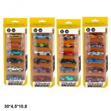 Набір машинок BabyToys MC-35 метал інерційні 6шт