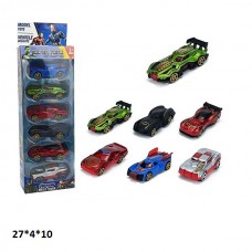 Набір металевих машинок супергероїв BabyToys, 6 шт