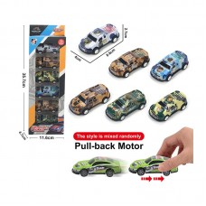 Набір металевих машинок BabyToys YJ801-28, 6 шт.