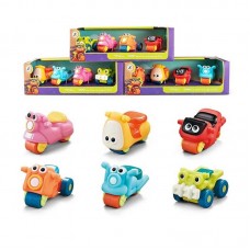 Набор мотоциклов BabyToys JZD 210, 4 штуки, инерционные