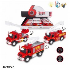 Пожарная машина BabyToys MY66-D2222 инерционная металл