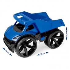 Инерционный самосвал Wader Maximus 64020 синий пластмассовый