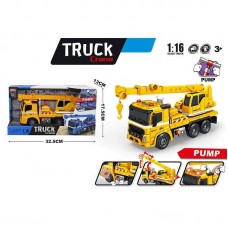 Игрушечный кран BabyToys A 1110-5 со светом и звуком инерционный Игрушечный кран BabyToys A 1110-5 со светом и звуком инерционный