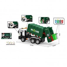 Мусоровоз BabyToys WY 1115 A инерционный со звуком и светом Мусоровоз BabyToys WY 1115 A инерционный со звуком и светом