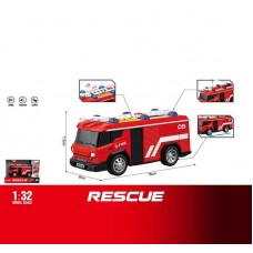 Пожарная машина BabyToys WY 1134 A инерционная со светом Пожарная машина BabyToys WY 1134 A инерционная со светом