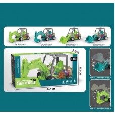 Машинка спецтехники BabyToys со звуком и подсветкой