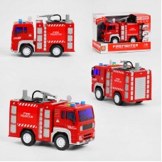 Іграшкова пожежна машина BabyToys інерційна зі світлом