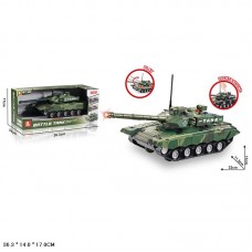 Танк BabyToys 58038A инерционный с музыкой и светом Танк BabyToys 58038A инерционный с музыкой и светом