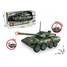 Инерционный танк BabyToys 58058 с подвижной башней и звуком Инерционный танк BabyToys 58058 с подвижной башней и звуком