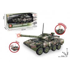 Інерційний танк BabyToys 58058 зі світлом і звуком Інерційний танк BabyToys 58058 зі світлом і звуком