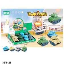 Танк инерционный BabyToys 668-18A для мальчика разные цвета