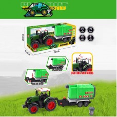 Мусоровоз игрушечный BabyToys 687-147 B с инерцией, светом и звуком Мусоровоз игрушечный BabyToys 687-147 B с инерцией, светом и звуком