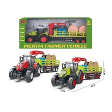 Игрушечный трактор с краном BabyToys 99-56 A инерционный со звуком Игрушечный трактор с краном BabyToys 99-56 A инерционный со звуком