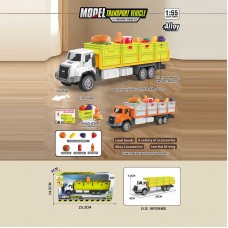 Инерционный трейлер BabyToys A 9995 с контейнерами, масштаб 1:55