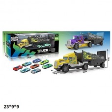 Трейлер-автовоз BabyToys 6705 металлічний з машинкою Трейлер-автовоз BabyToys 6705 металлічний з машинкою