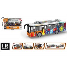 Инерционный тролейбус BabyToys A 1119-9, пластиковый Инерционный тролейбус BabyToys A 1119-9, пластиковый