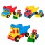 Вантажівка з трактором "Multi truck" 39219 3 кольори, "Tigres", в сітці