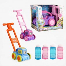 Каталка газонокосарка WToys со светом и мыльными пузырями