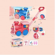Каталка с мыльными пузырями BabyToys 8525 A пластиковая