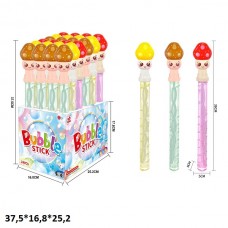 Мыльные пузыри BabyToys 889-96 грибочки 110 мл разные цвета