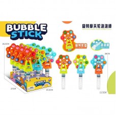 Мыльные пузыри BabyToys M 6027 высота 26 см набор 12 штук