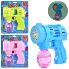 Пистолет для мыльных пузырей BabyToys 2088-32 со светом и музыкой