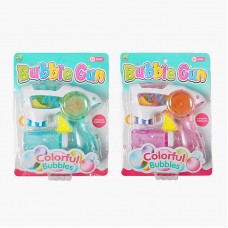 Пистолет для мыльных пузырей BabyToys 501А со светом и 2 флаконами