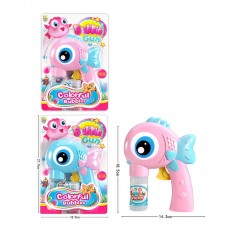 Пистолет для мыльных пузырей BabyToys 502 механический 2 цвета